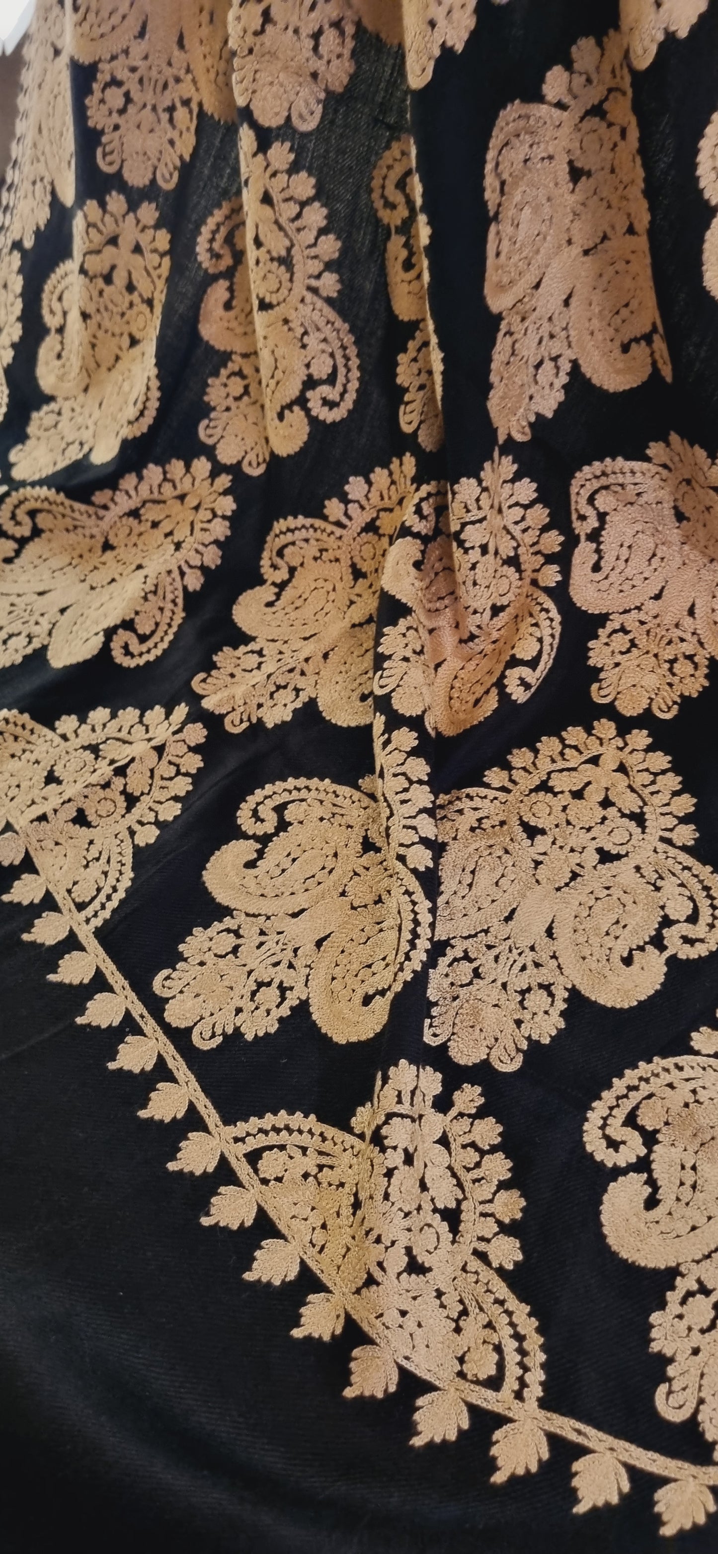 Pashmina embroidered Mini shawl