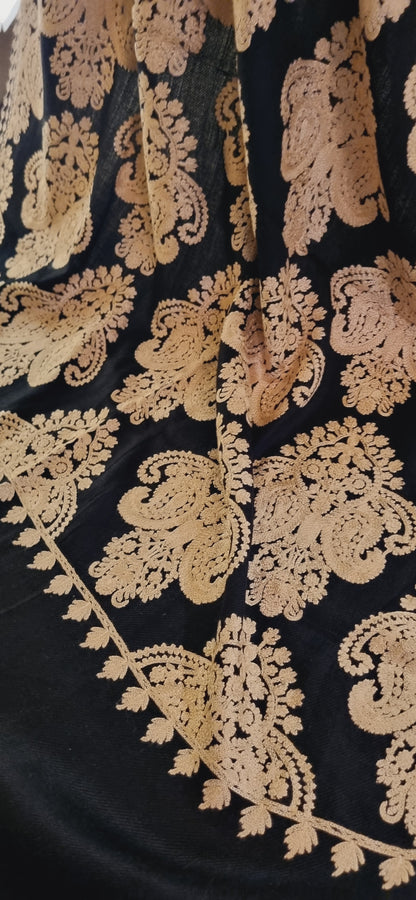 Pashmina embroidered Mini shawl