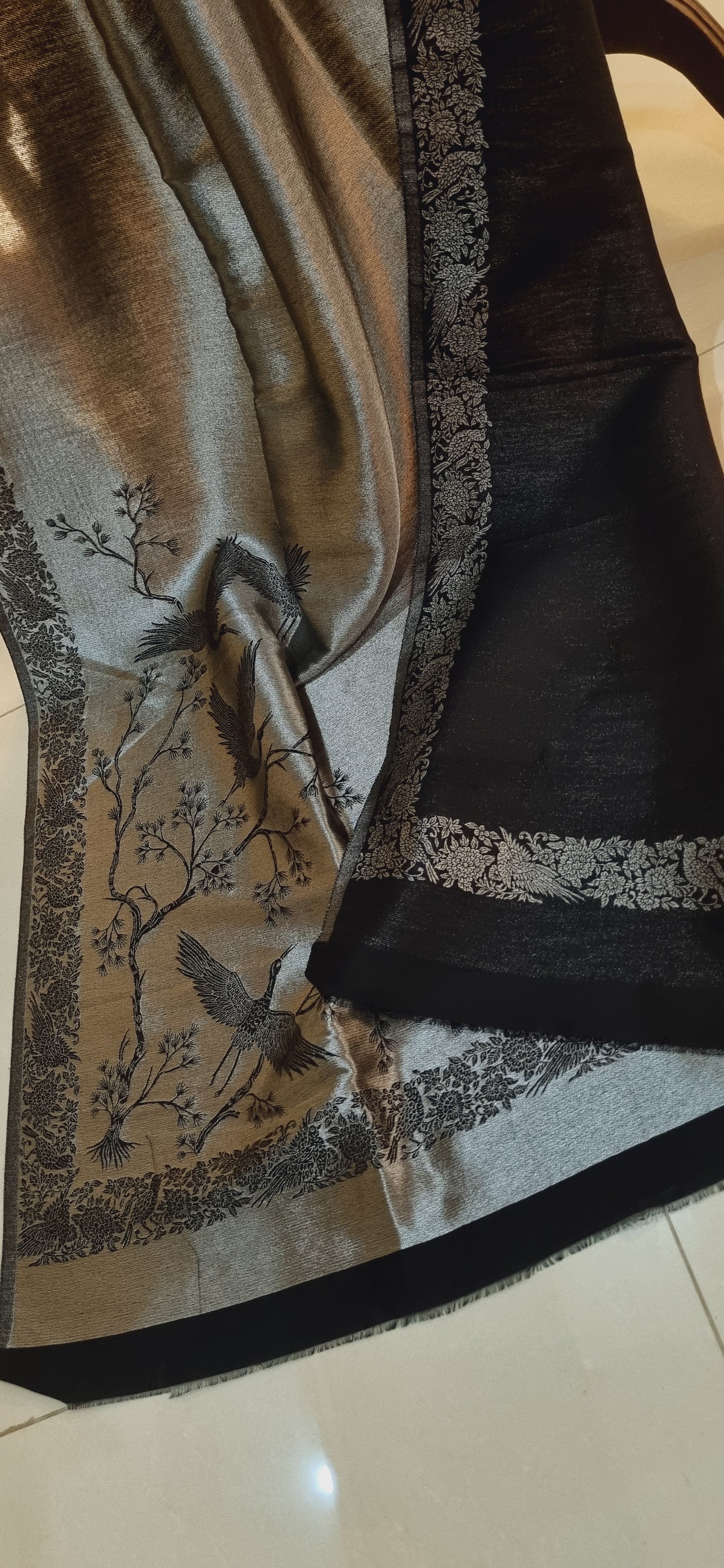 Reversible Moonlight paper pashmina