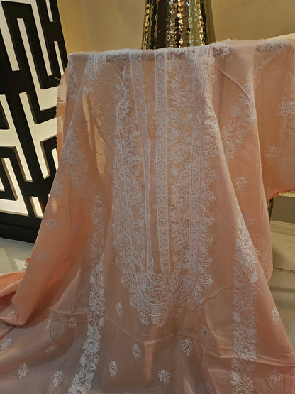 Lawn embroidered two piece