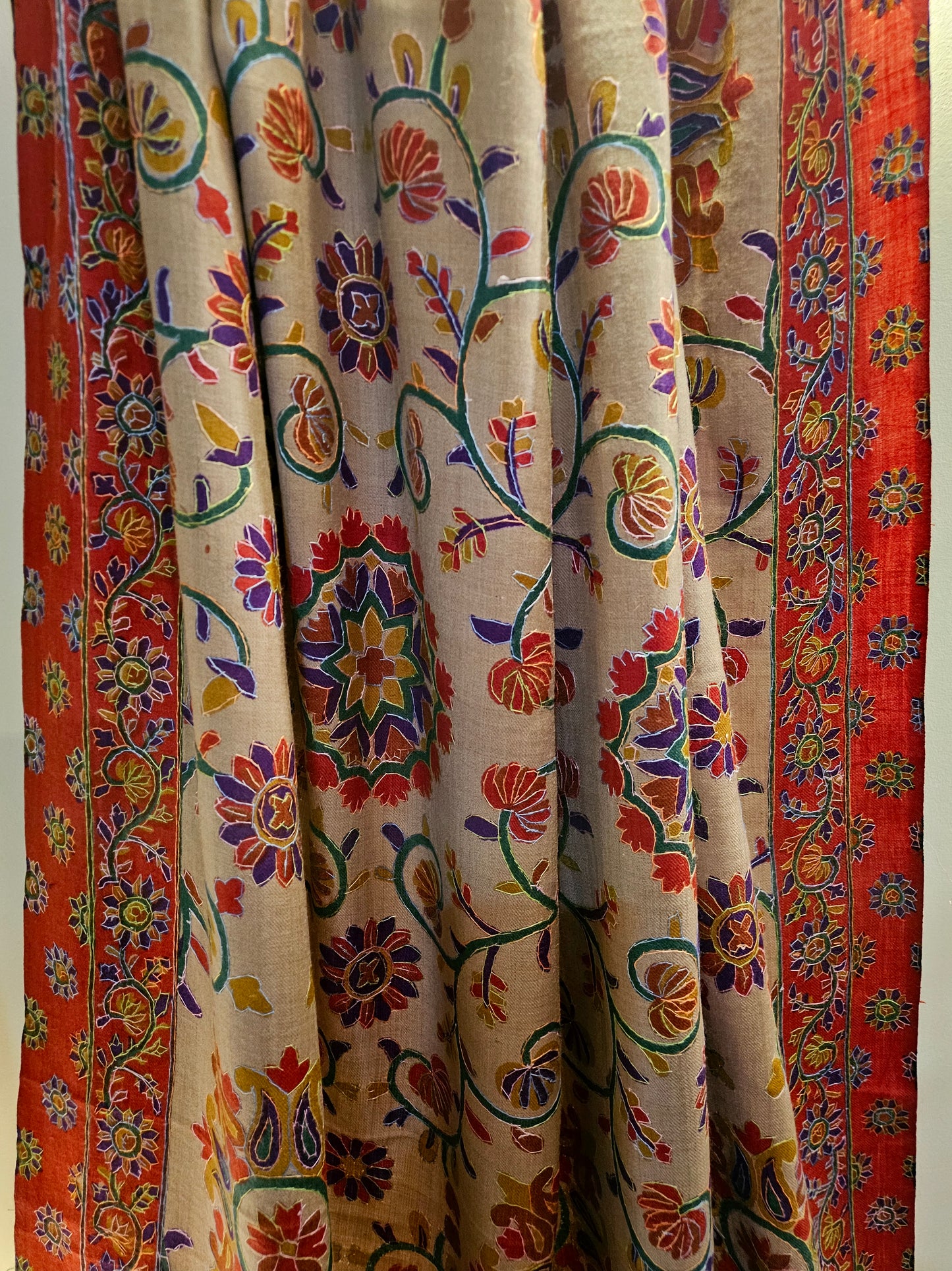 Kalamkar pashmina shawl