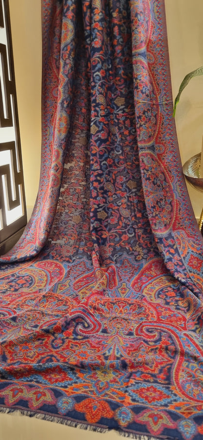 Woollen pashmina kaani shawl