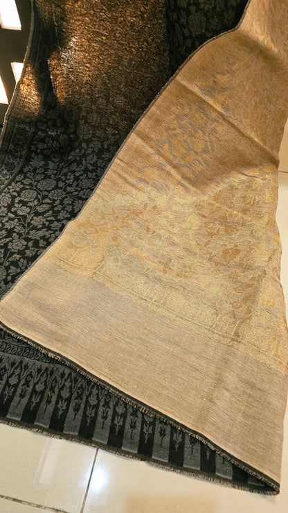 Reversible moonlight kaani: Pashmina