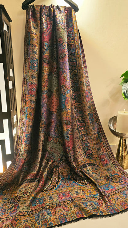 Gandhara reversible kaani: shawl