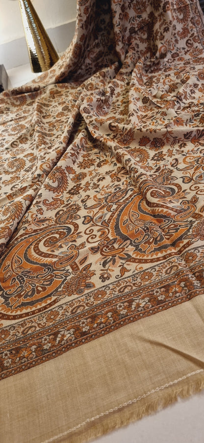 Woollen pashmina kaani shawl