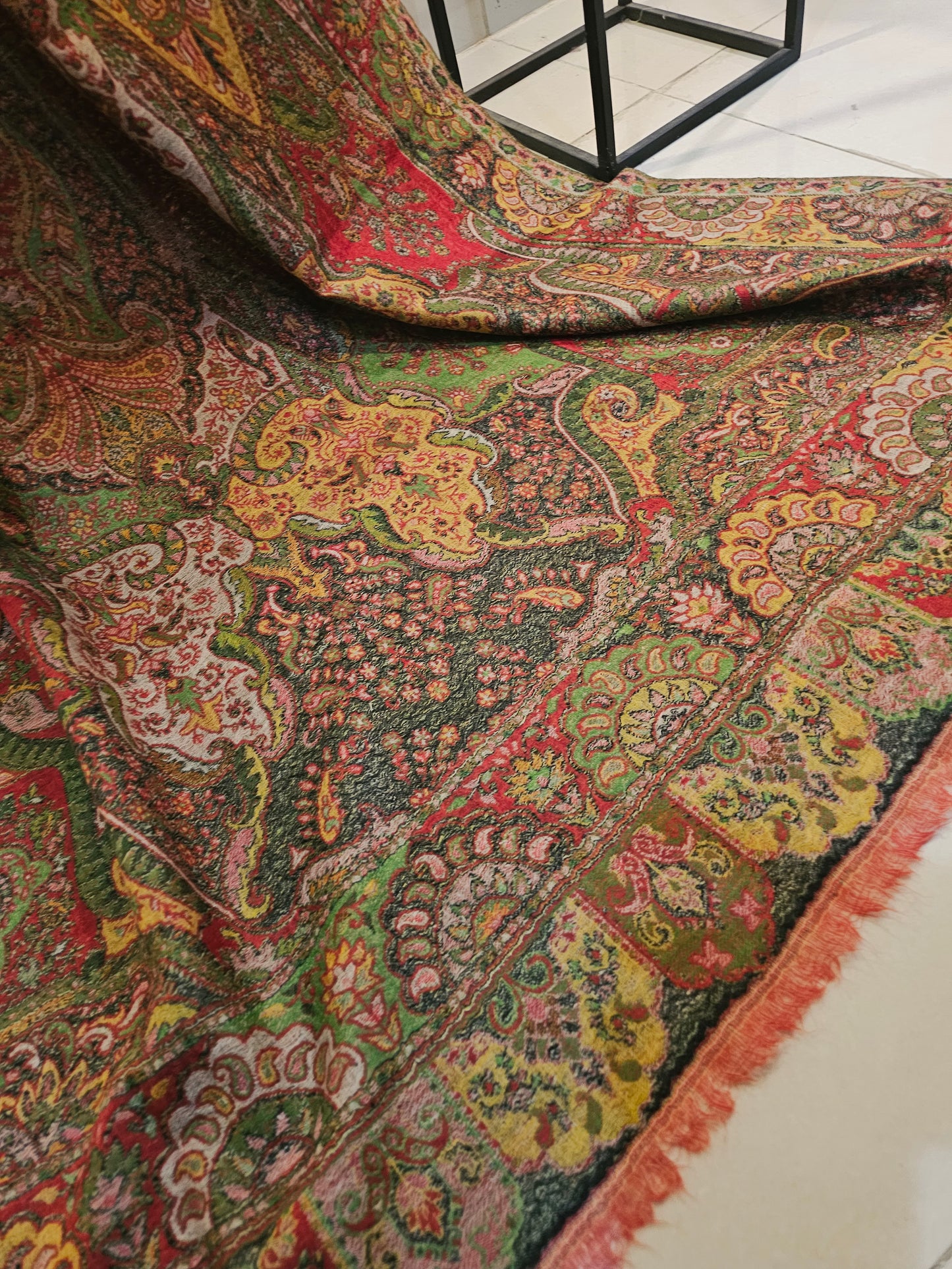 Reversible Persian kaani shawl