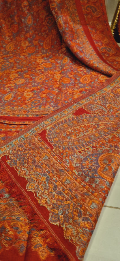 Woollen pashmina kaani shawl