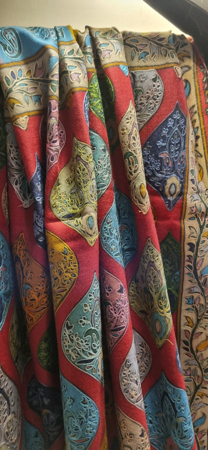 Reelkar embroidered pashmina