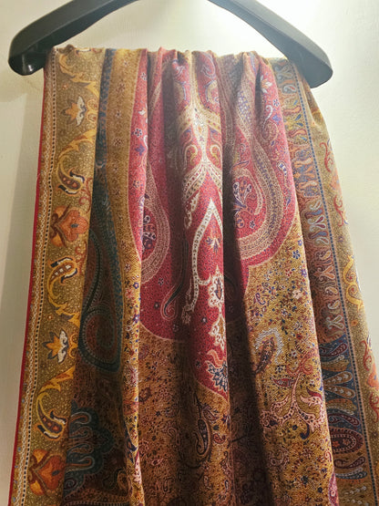 Antique weaved pashmina shawl