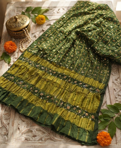 Gota chunri dupata: silk