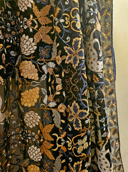 Georgete embroidered dupata