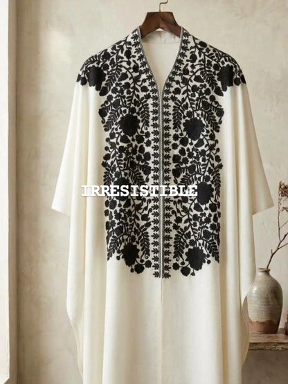Cape shawl Embroidered: Pashmina