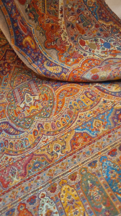 Darbari kaani moonlight tooah shawl