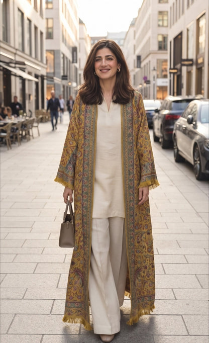 Kaani coat: Pashmina