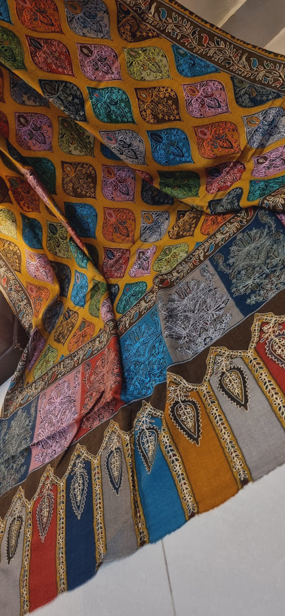 Reelkar embroidered pashmina