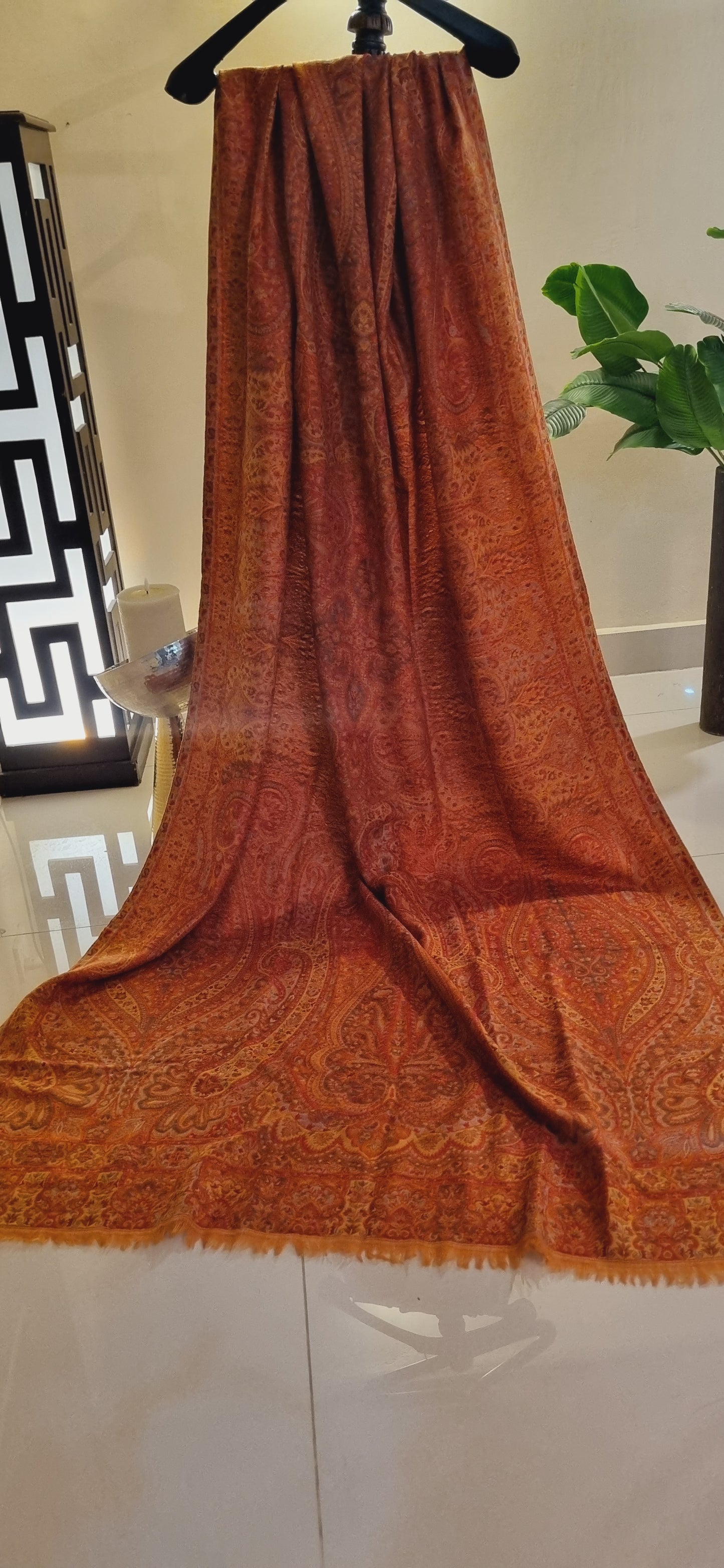 Reversible Persian kaani shawl