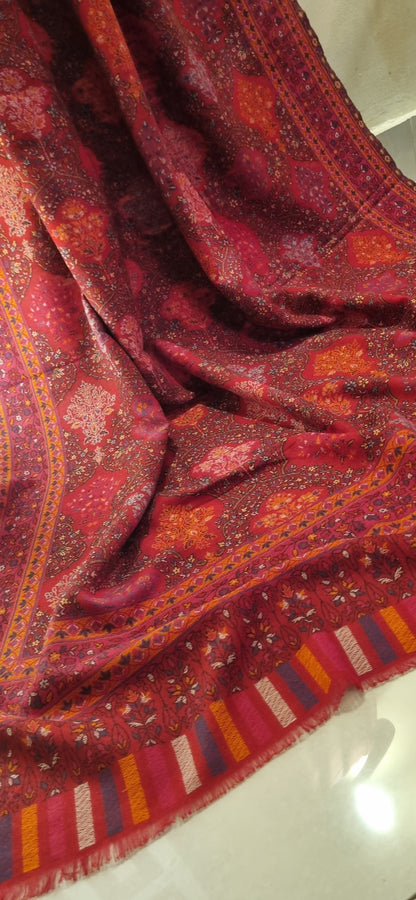 Jama kaani pashmina shawl