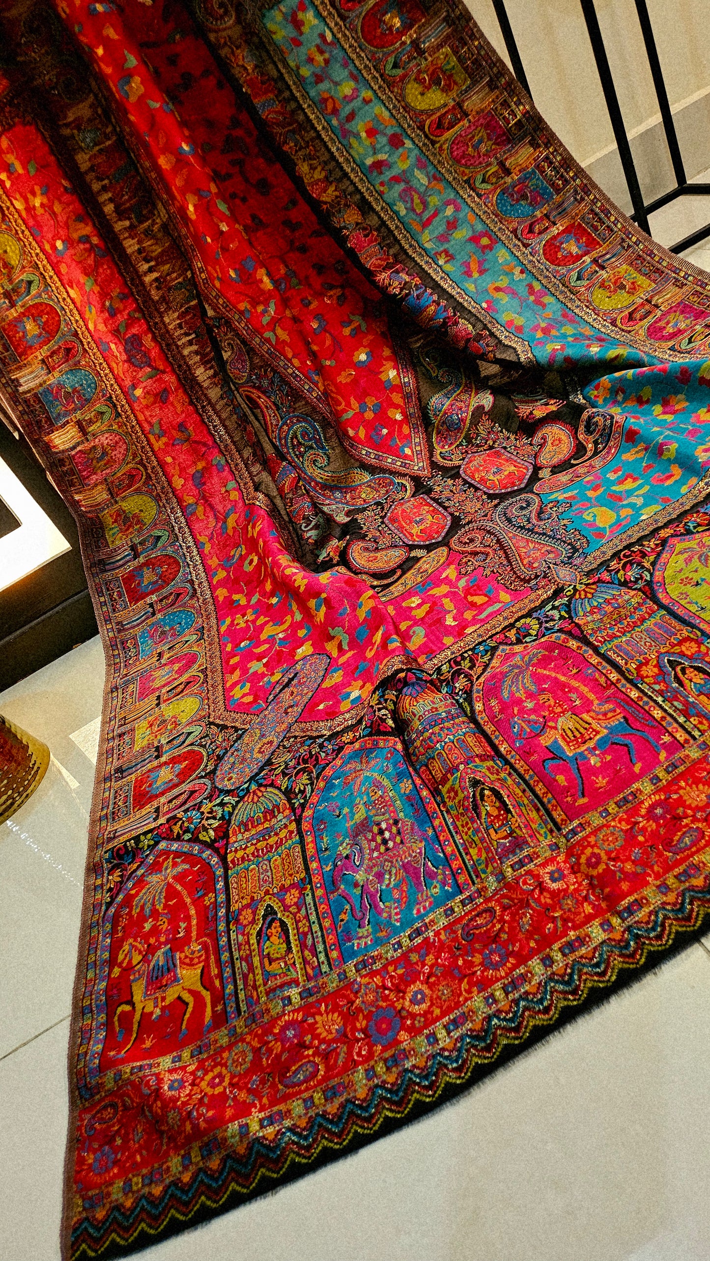 Silk kaani shawl