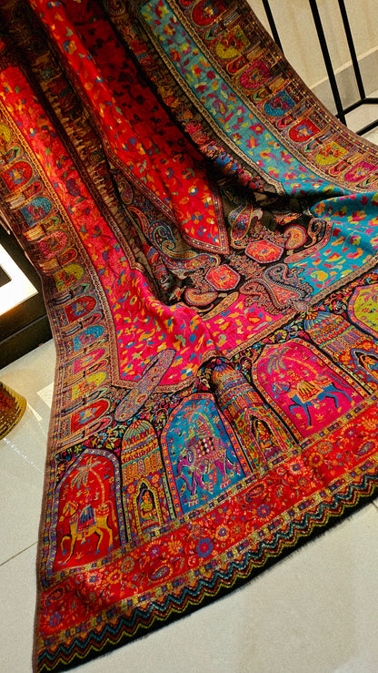 Silk kaani shawl