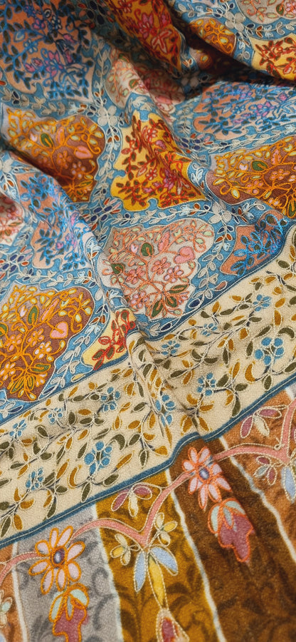 Reelkar embroidered pashmina