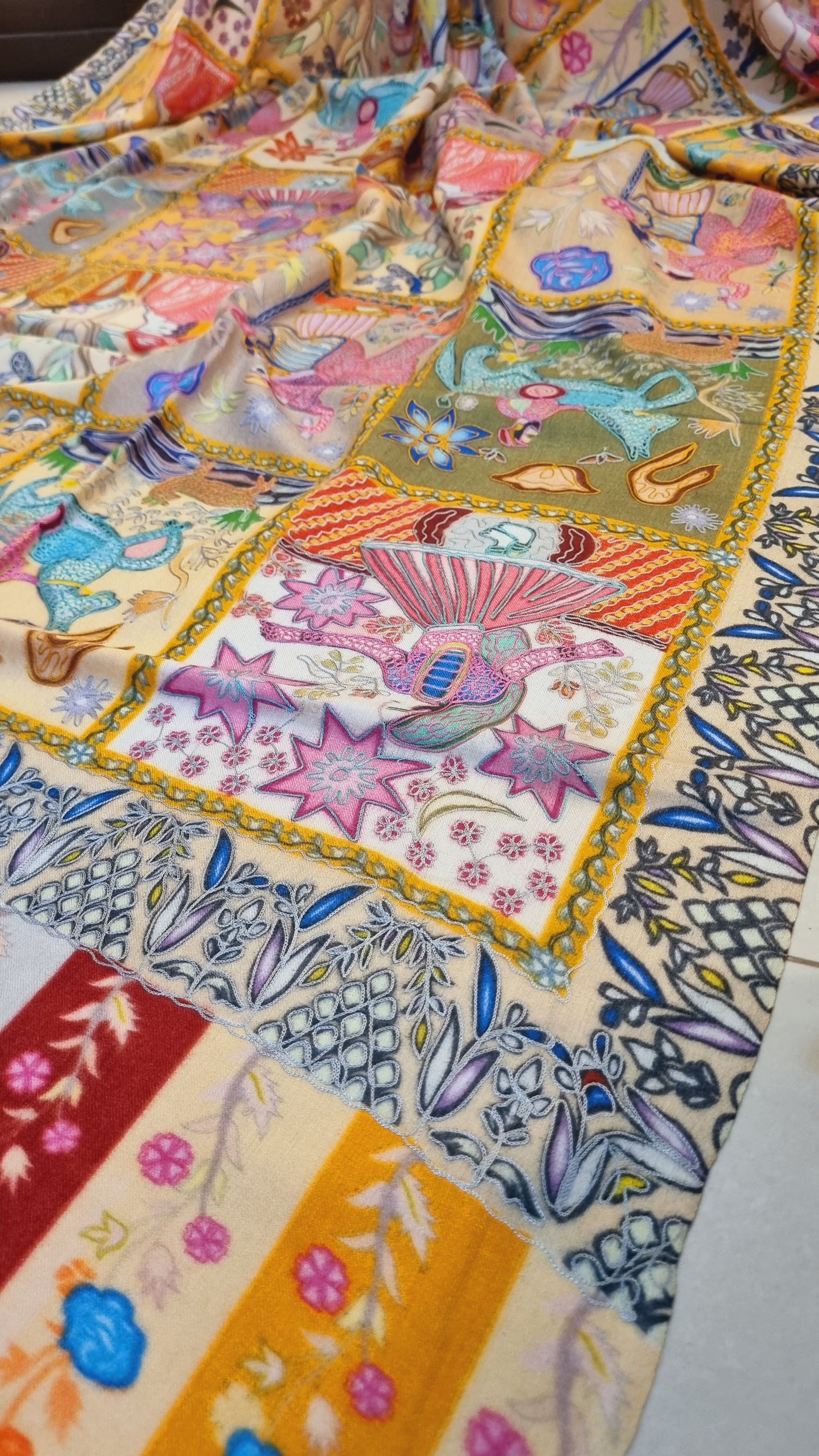 Mughal reelkar pashmina