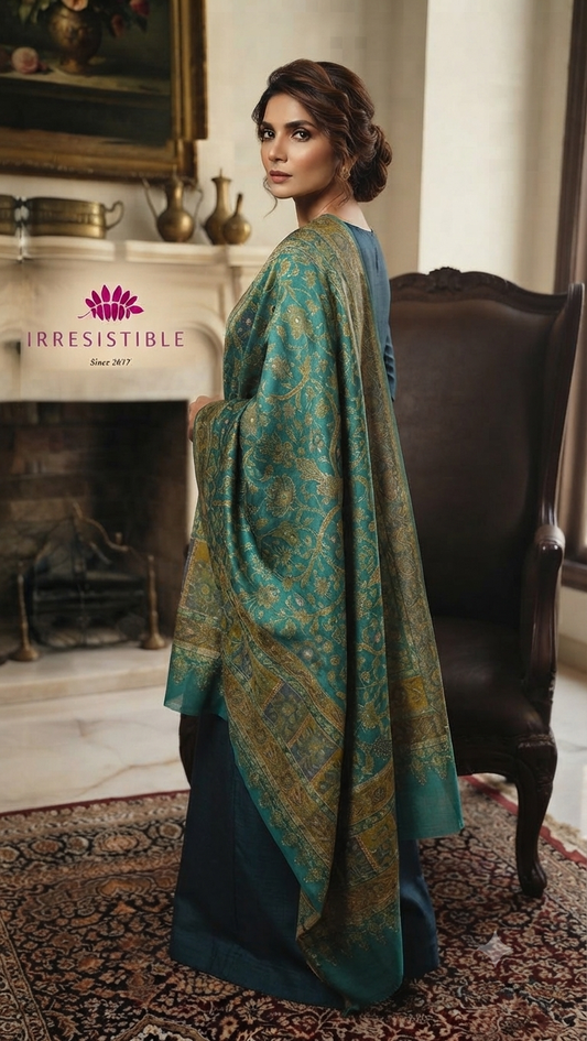 Kaani shawl: Silk