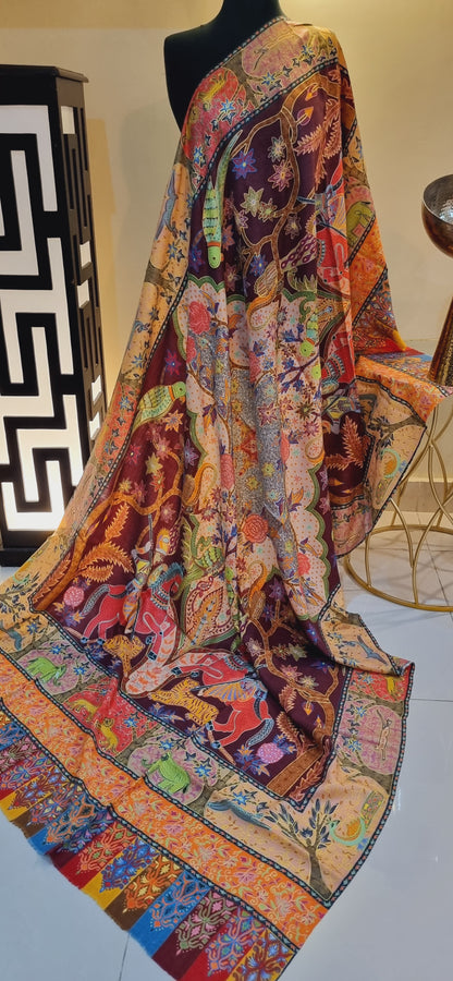 Reelkar shikargah shawl
