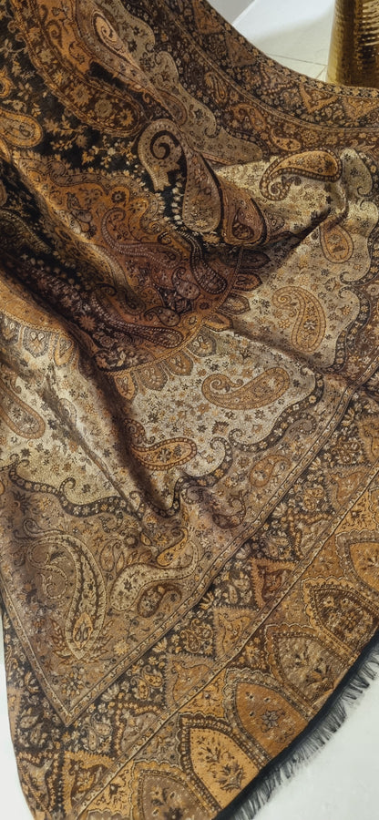 Moonlight gandhara kaani reversible shawl