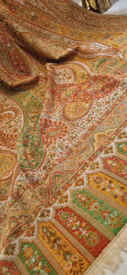 Reversible persian kaani shawl