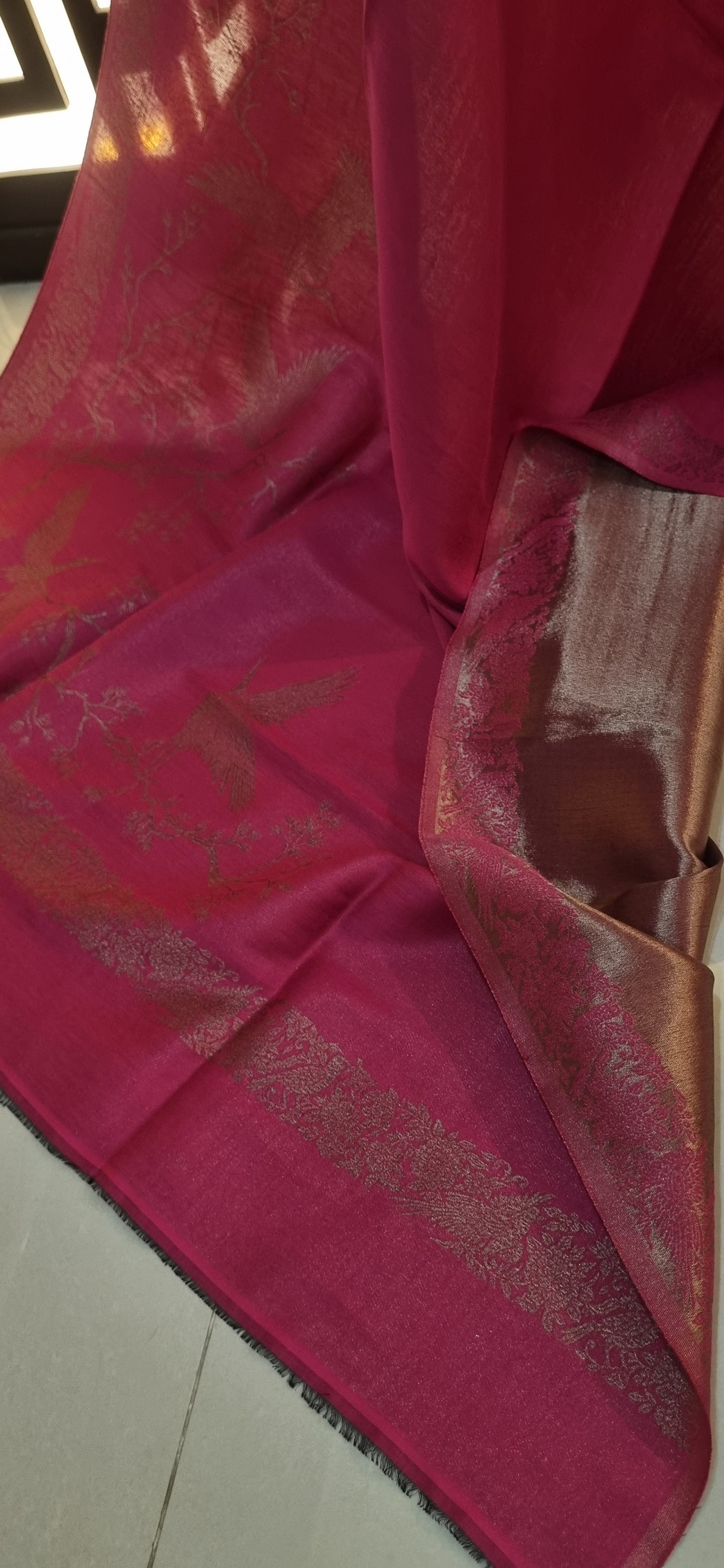 Moonlight reversible shawl