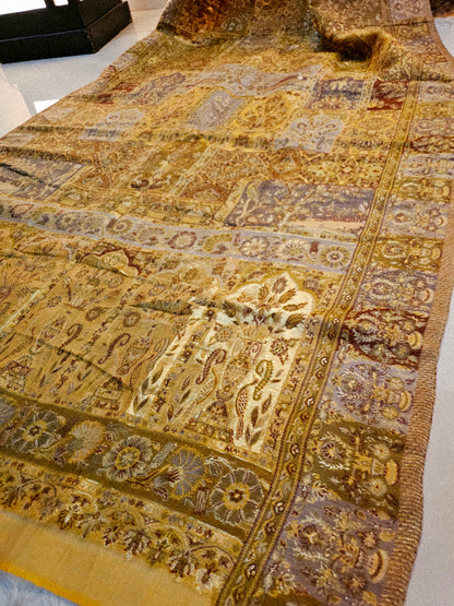 Silk kaani minshawl