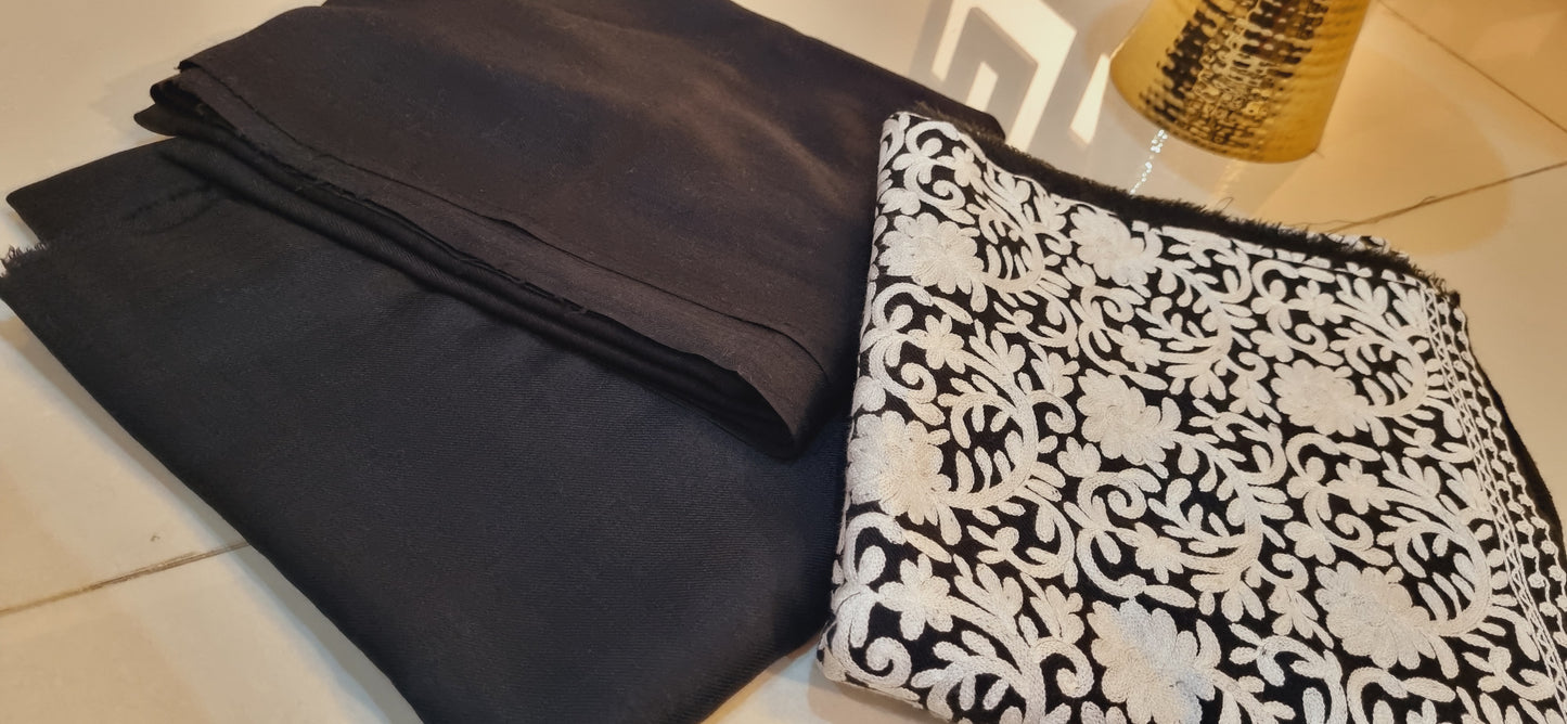 Embroidered pashmina
