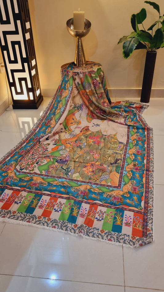 Shikargah reelkar shawl