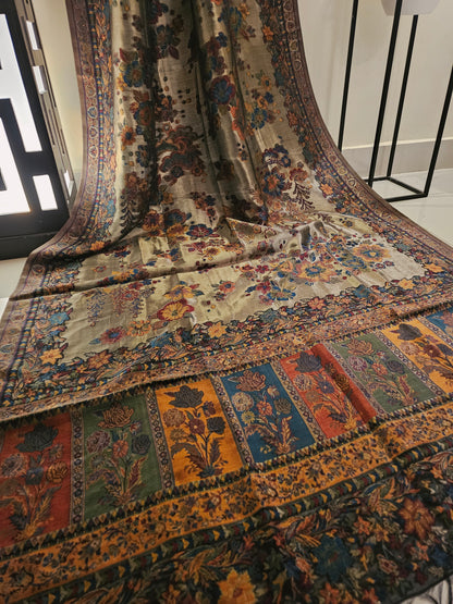 Silky moonlight kaani shawl