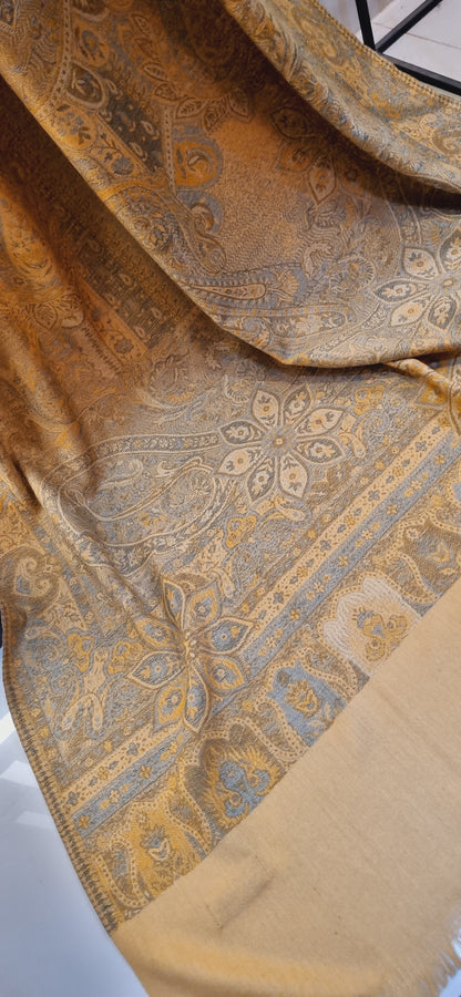 Woolen pashmina kaani shawl