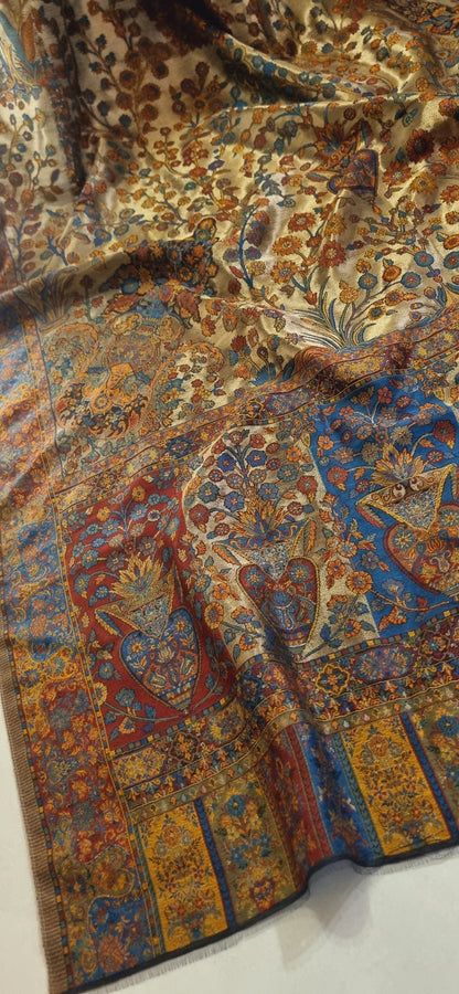 Moonlight silky pashmina kaani shawl