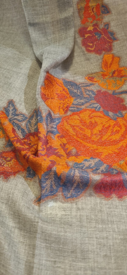 Woolen pashmina kaani shawl