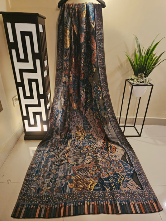 Silk kaani shawl