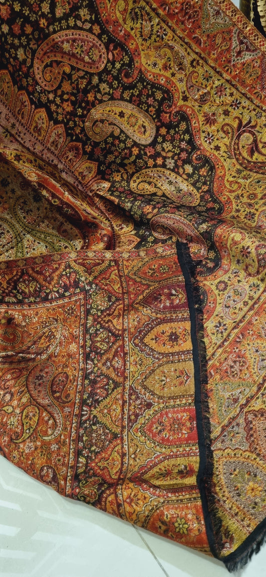 Reversible gandhara moonlight kaani shawl