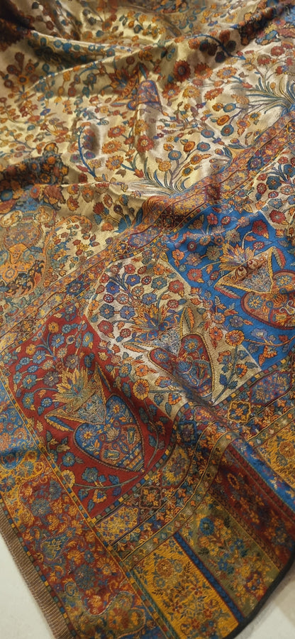 Moonlight silky pashmina kaani shawl