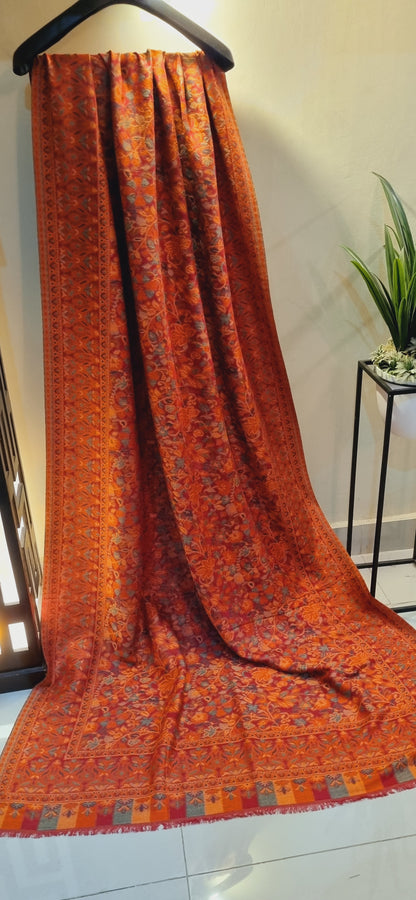 Woolen pashmina kaani shawl