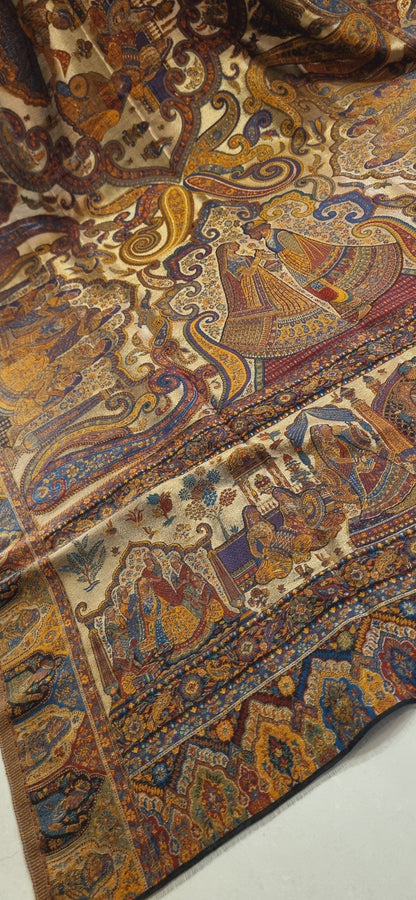 Moonlight silky pashmina shawl