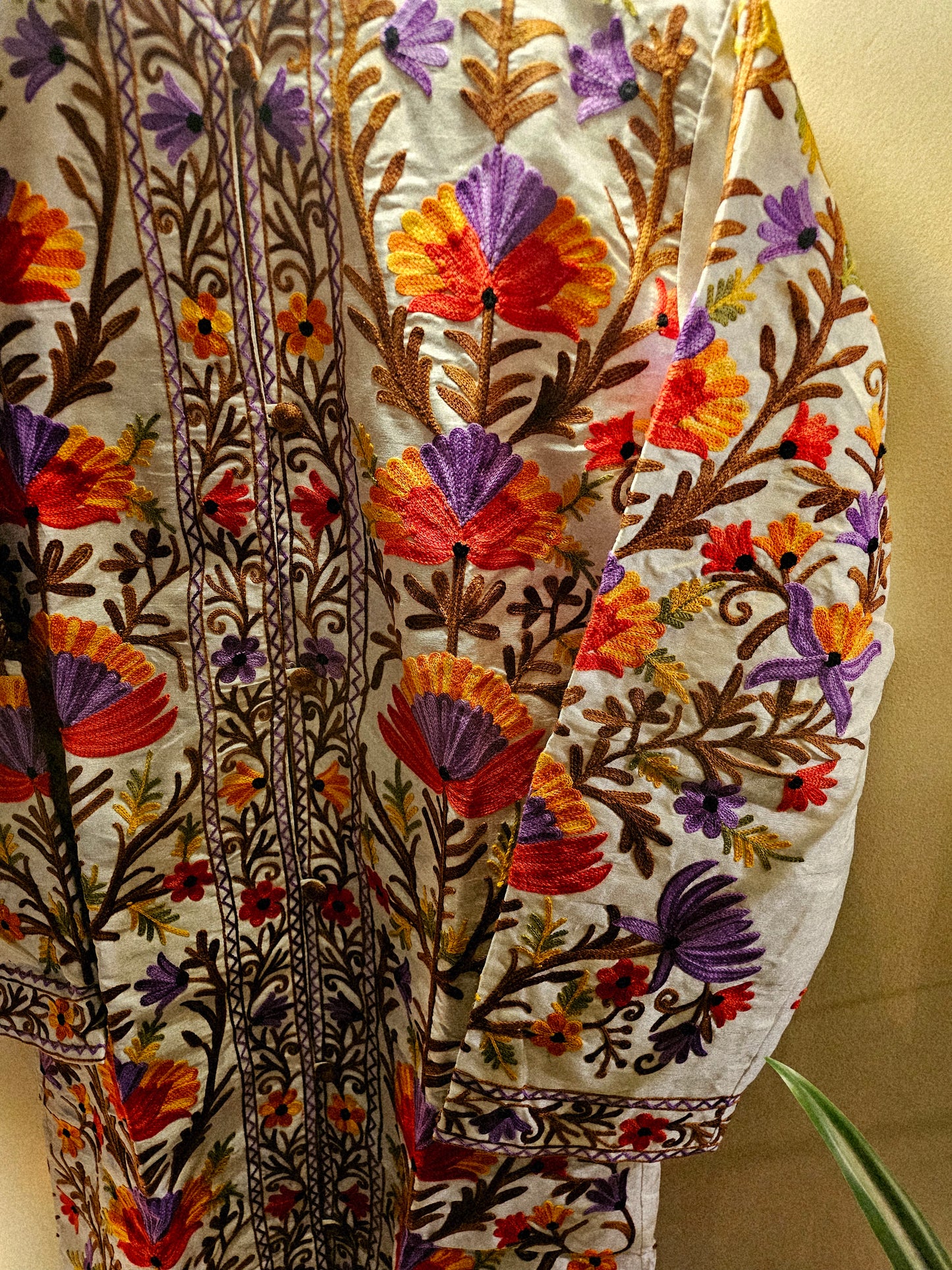 Silk Embroidered coat