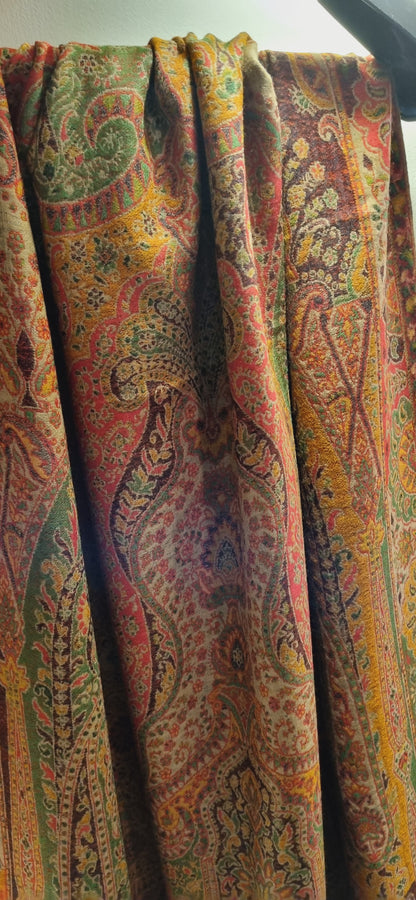 Reversible persian kaani shawl