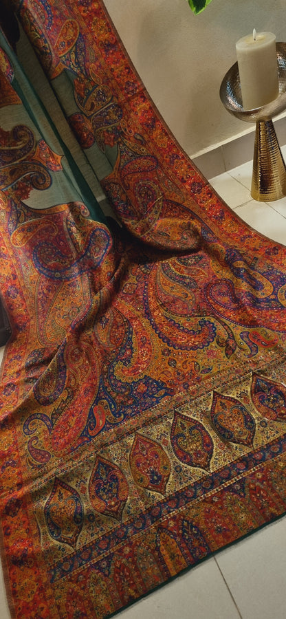 Silk kaani shawl