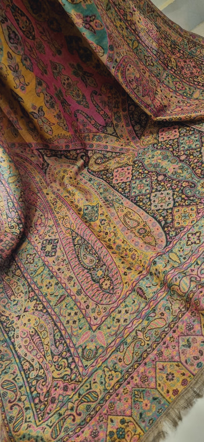 Persian kaani reversible shawl