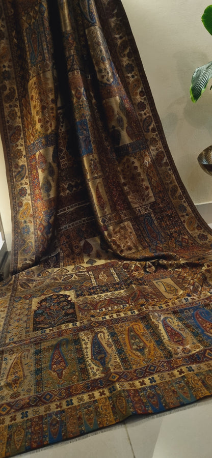 Mariana's moonlight silky kaani shawl