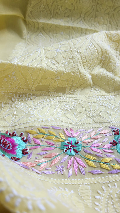 Chikankari  shirt : parsi gara