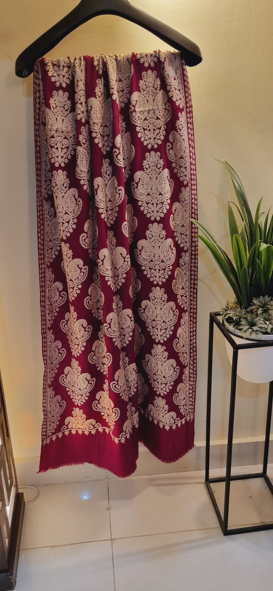 Embroidered pashmina minishawl