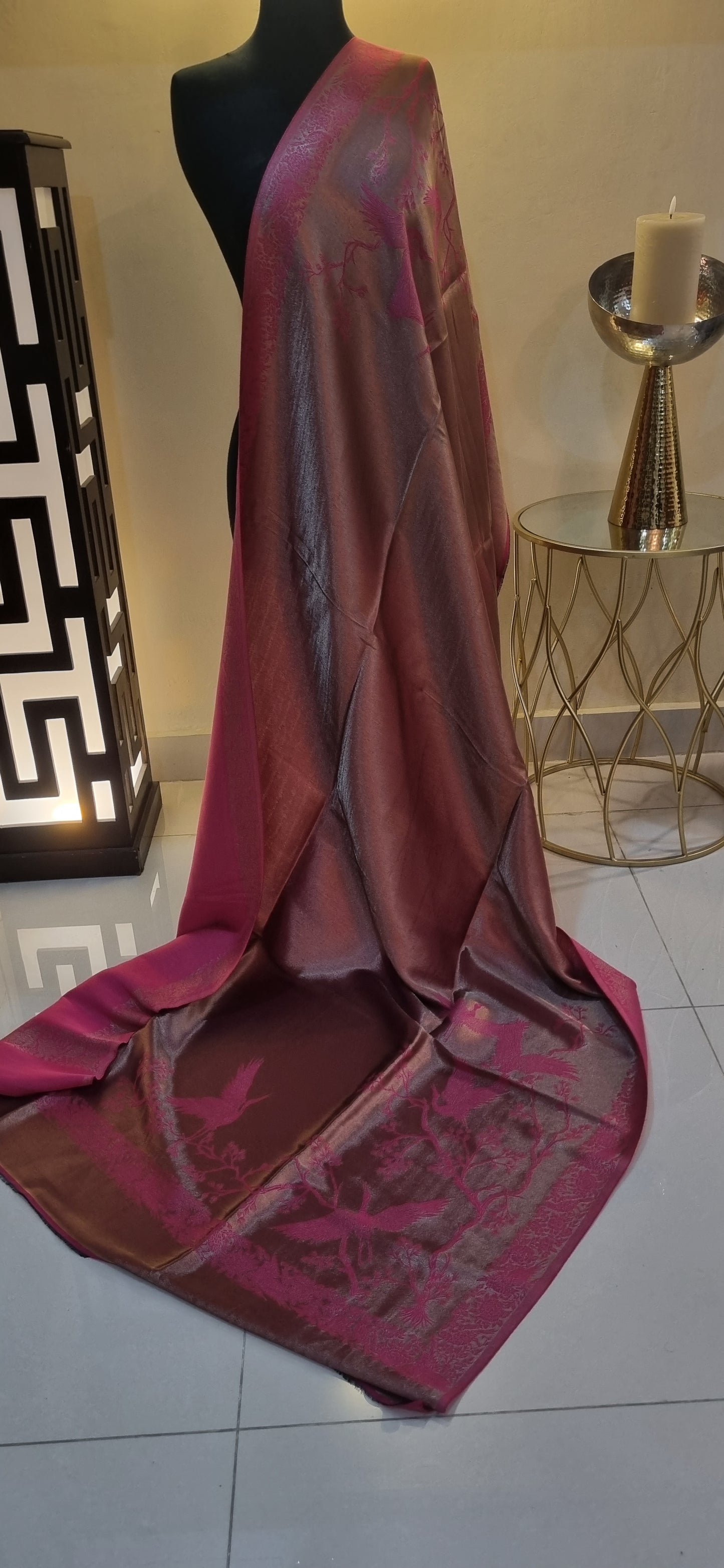 Moonlight reversible shawl